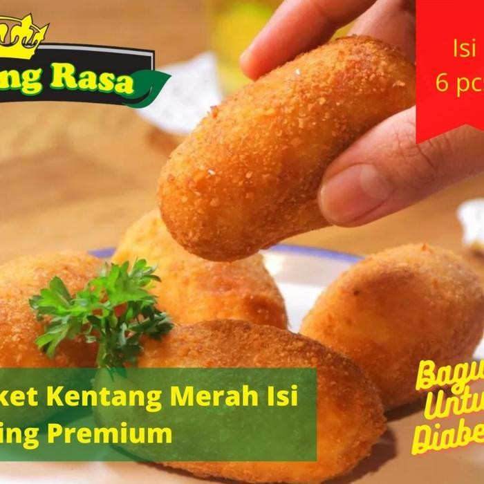 

Kroket Kentang Daging Sapi Frozen Kentang Merah Terbaru Best Quality 100% Original