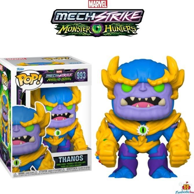 Original Funko POP Marvel Mech Strike: Monster Hunters - Thanos #993