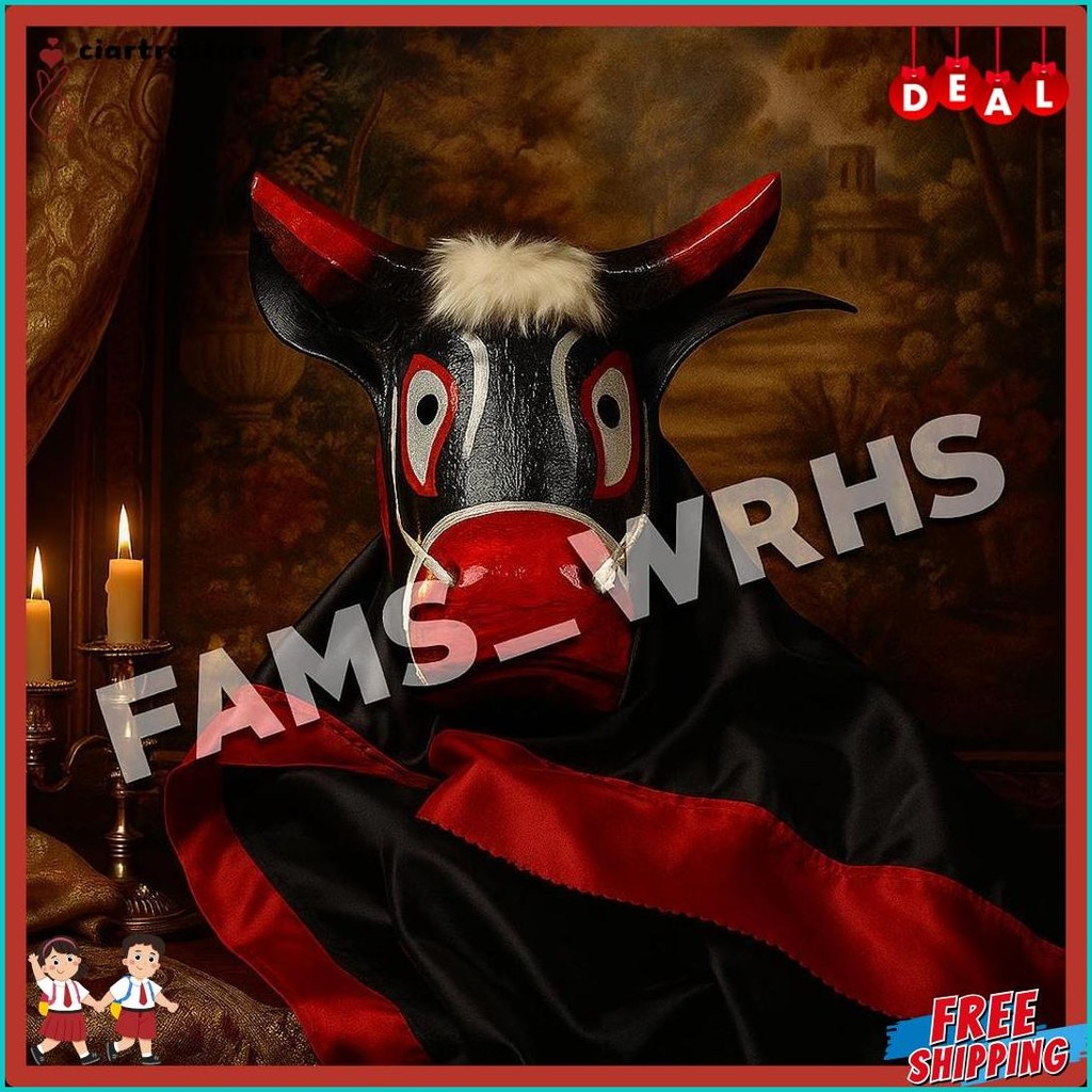 Bantengan Anak Plus Kain Mainan Viral Bantengan Mberot Banteng Suro Mberot