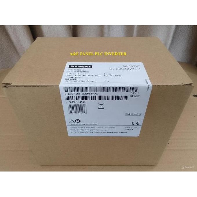 TERBARU - PLC Siemens S7-200 S7 200 Smart 6ES7288-1CR40-0AA0 6ES7 288 1CR40