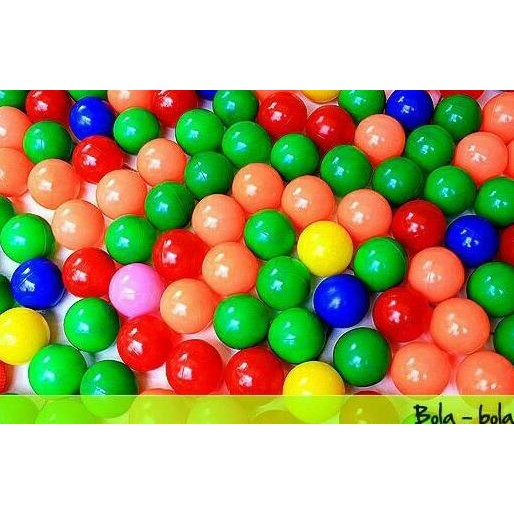 Promo bola mainan/bola plastik/bola kecil/bola warna warni/mandi bola/bola COD