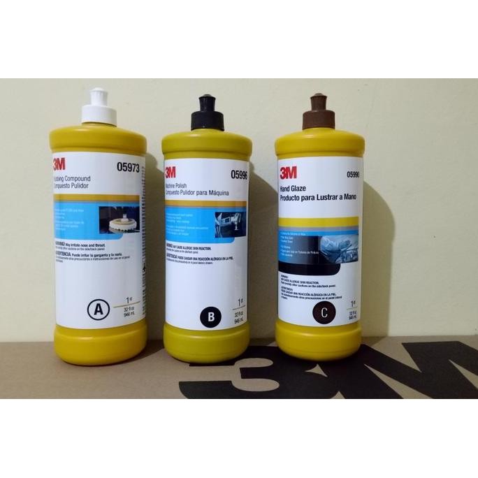 Exa Machine Polish 3M 5996 Pad Glaze 3M Step 2