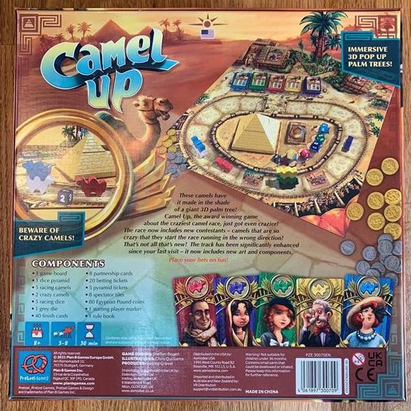 Promo Camel Up (Second Edition) Board Game COD
