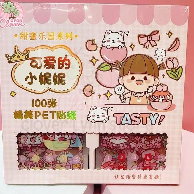 

Promo STICKER WITH SWEET CHARACTER PET ISI 100 COD