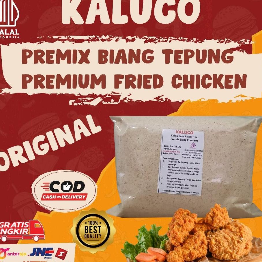 

Bumbu Premix Biang Tepung Fried Chiken Halal 1Kg