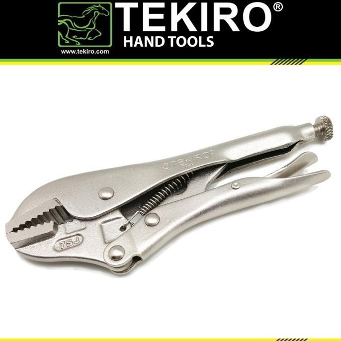 TANG BUAYA 10" TEKIRO/LOCKING PLIER / Tang Buaya Tekiro ORIGINAL LURUS / BENGKOK aSt