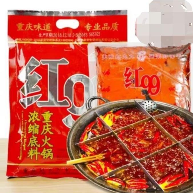 

Bumbu Hotpot Hong 99 Spicy Ala Chongqing 400Gr
