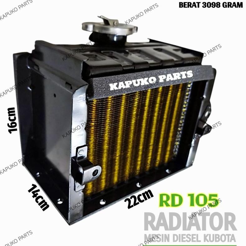 RD105 RD110 RD115 RADIATOR UNTUK MESIN DIESEL KUBOTA 10.5PK aSt
