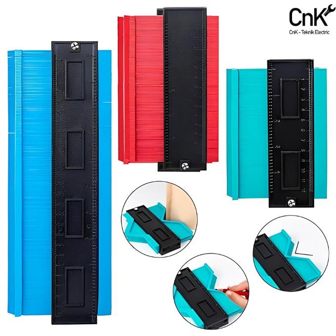 

Penggaris Duplikat Gauge Profil Kontur Alat Nda Ubin Keramik 5 6 10 Inch