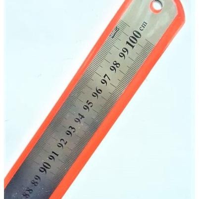 

Penggaris Besi Mistar Stainless Ruler 100 Cm 1 Meter