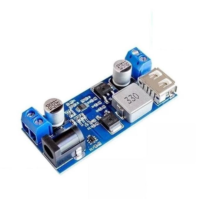 Modul Stepdown Xy-3606 Dc 9V-36V Input To Usb Jack Dc 5V 5A