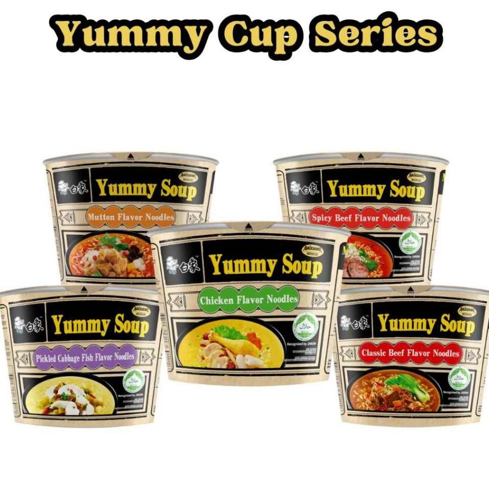 

Baixiang Mie N Yummy Soup Series Cup Noodle
