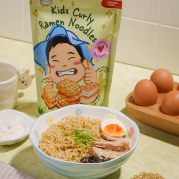 

Men Kids Curly Ramen Noodle Mie Sehat Keriting Homemade Tanpa Pengawet Pewarna Bakmi Mentah