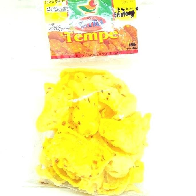 

#@#@#@#@] MITRA KRUPUK TEMPE 150gr | KERUPUK KEDELE DELE KEDELAI MATANG GURIH