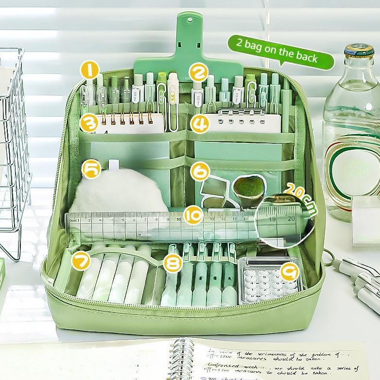 

If56 Dp Kotak Pensil Model Polos Bahan Kanvas Ukuran Jumbo 12 Layers Tempat Pensil 12 Sekat Pouch Tempat Alat Tulis 90 Kapasitas Besar Perlengkapan Sekolah Kantor If56