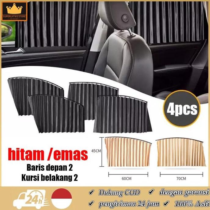 Flash Tirai Mobil Gorden Mobil Tirai Mobil Kaca Samping Tirai Jendela Mobil Tirai Magnet Jendela Mob