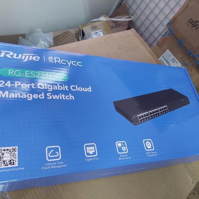 Ruijie 24 Port Gigabyte Cloud Managed Switch Rg -Es224Gc New Stok