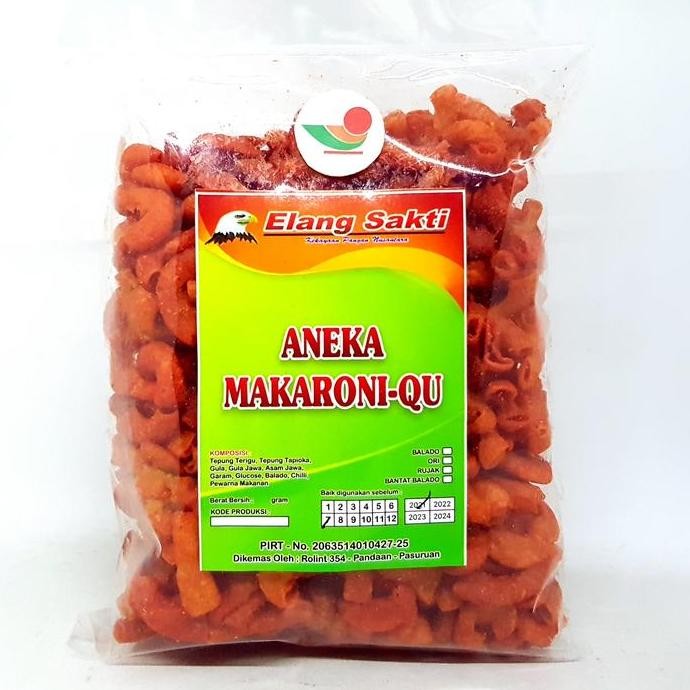 

best seller] ELANG SAKTI ANEKA MAKARONI-QU BANTAT BALADO 270gr | MAKRONI BANTET