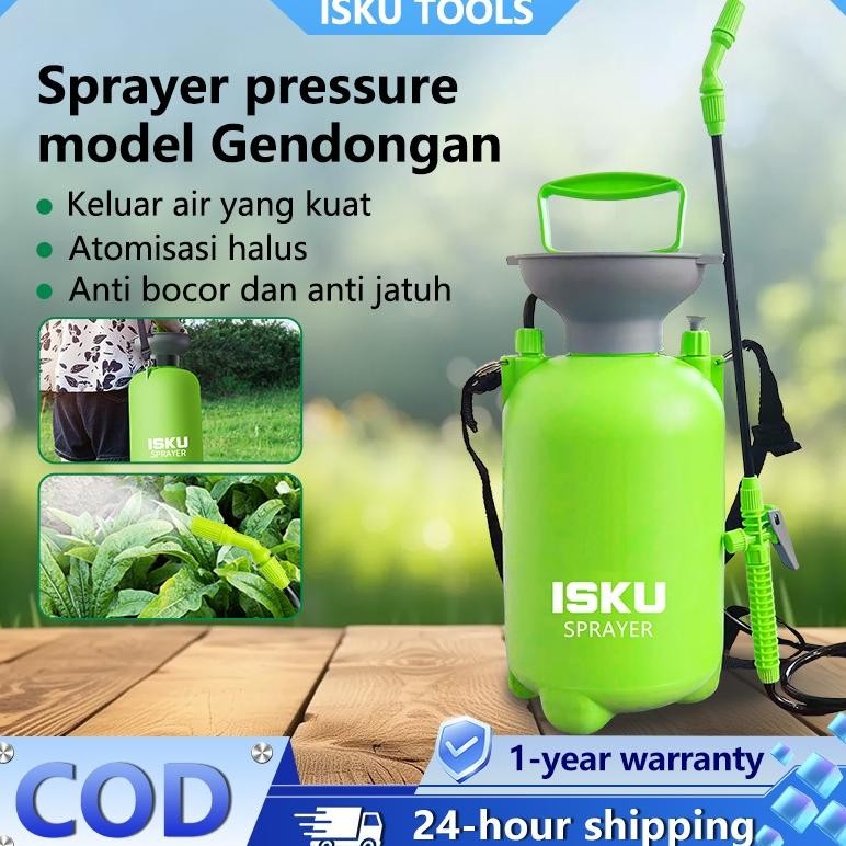 ISKU Sprayer Tanaman 5L Sprayer Semprot Sprayer 5 Liter Pressure Sprayer Alat Kebun Multifungsi