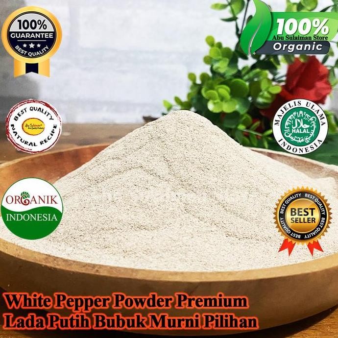 

JH8 Lada Bubuk Asli Bangka 250 gram / Lada Putih Food Grade / Merica Bubuk