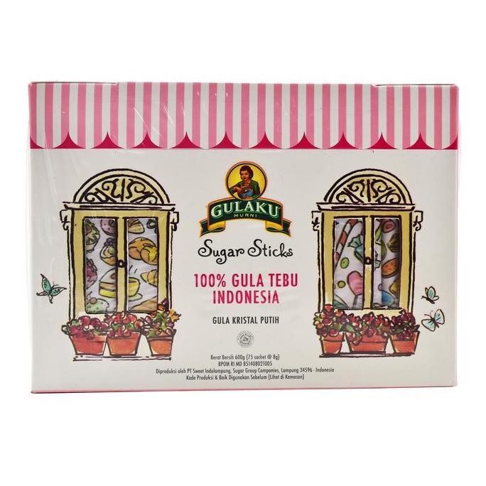 

JH8 Gula Putih GULAKU Stick Sachet isi 75 @ 8gr