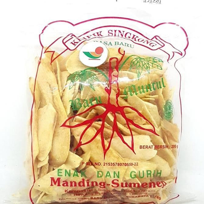 

:=:=:=:=] BARU MUNCUL KRIPIK SINGKONG MADURA 200gr | SUMENEP KERIPIK HALAL MUI