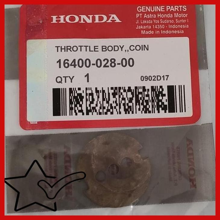 [IJM] KOIN COIN THROTTLE BODY UK 028 CB150 OLD SONIC 150 ORI ORIGINAL ASLI