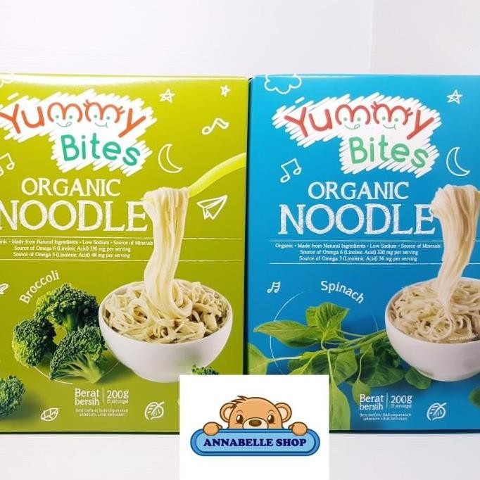 

(Expert) Yummy Bites Organic Noodle 200gr mie kering kuah anak misua