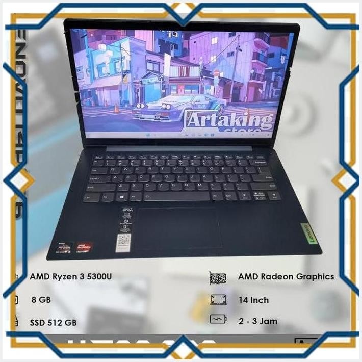 [ART] TIPE BARU - LENOVO IDEAPAD 3 14ALC6 - RYZEN 3 - RAM 8 GB - SSD 512 GB
