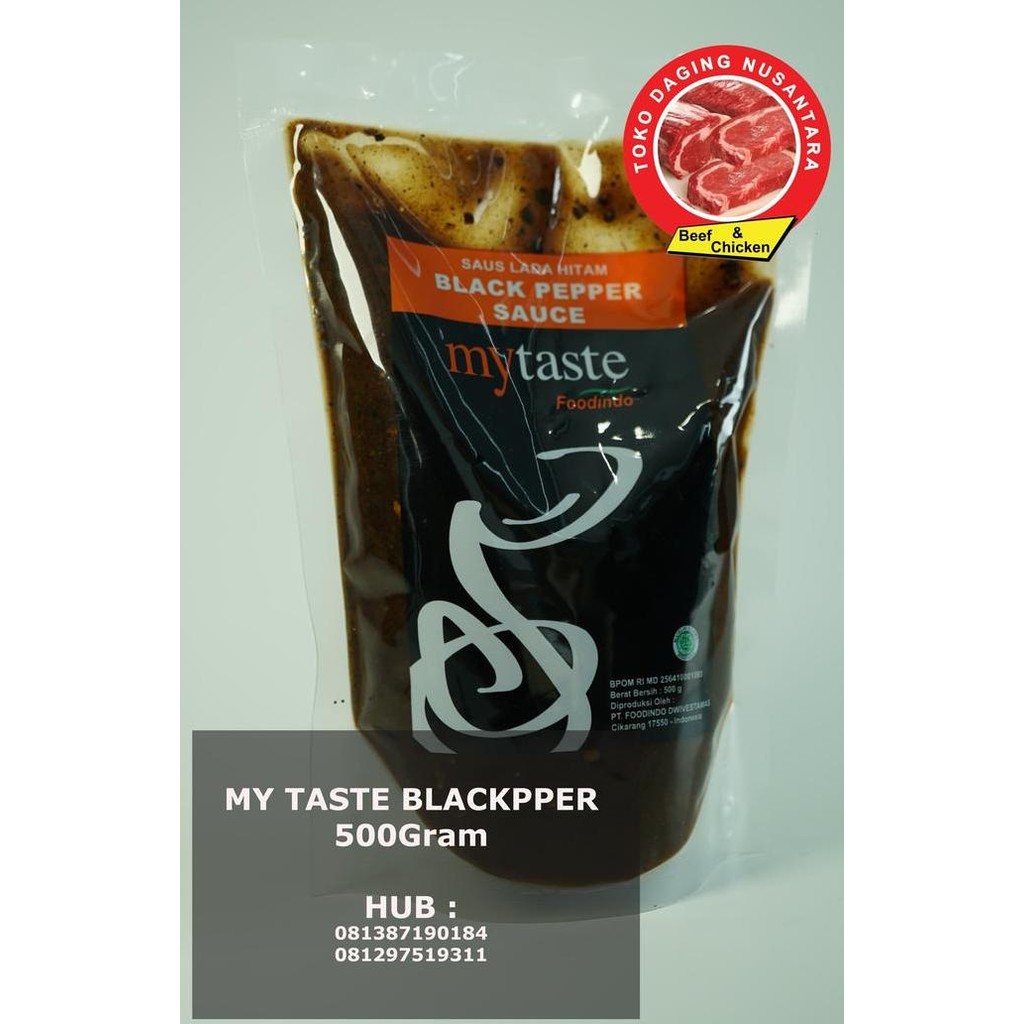 

JH8 My Taste Black Pepper Sauce 500gr