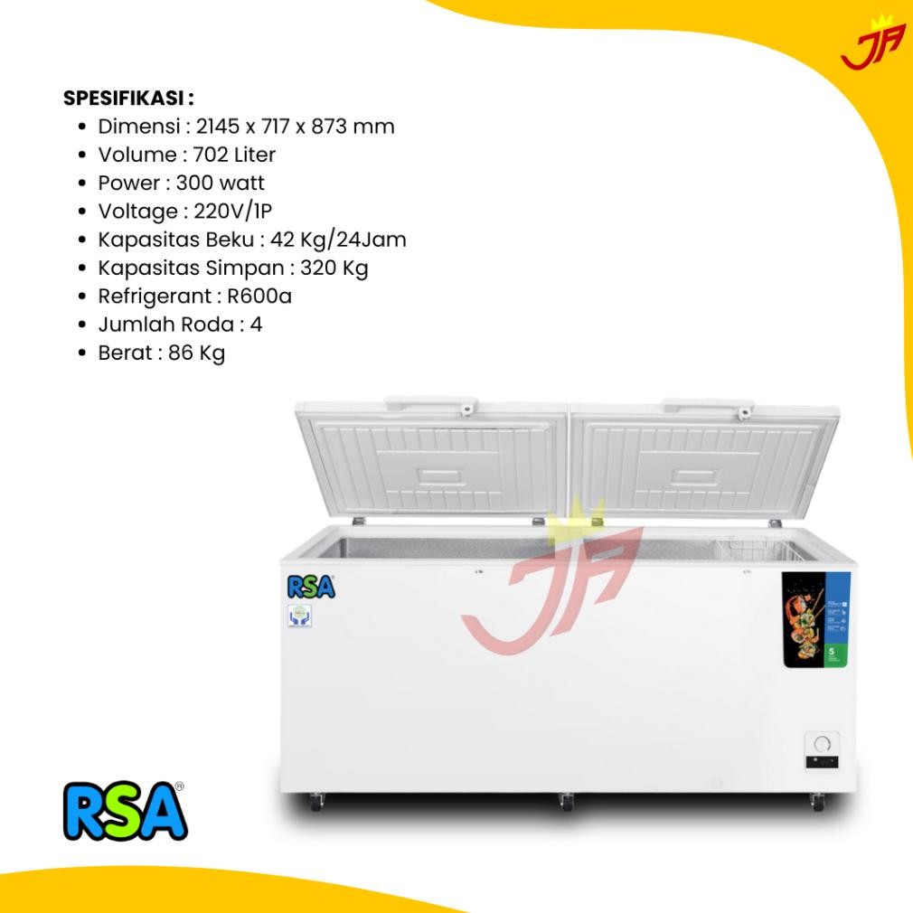 Chest Freezer RSA CF 740 Freezer Box/Freezer CF-740/CF740