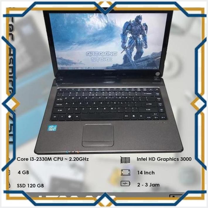 [ART] HARGA OBRAL - ACER APIRE 4750 - CORE I3 - RAM 4 GB