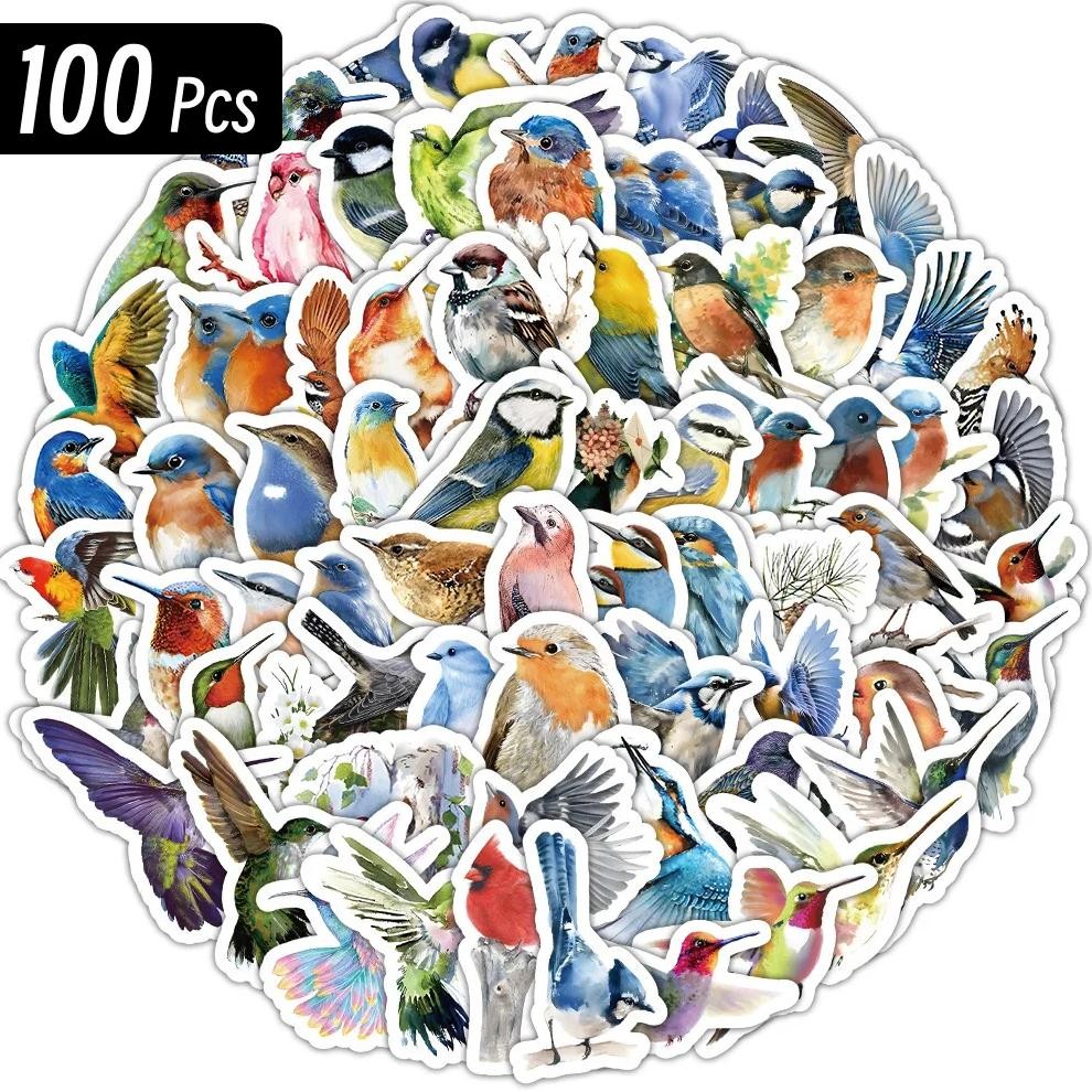 

Cute Stickers Pack Kawaii Birds Aesthetic Stationery Supplies Lot Office School Teacher Scrapbooking Supplies Korean Paper Txt