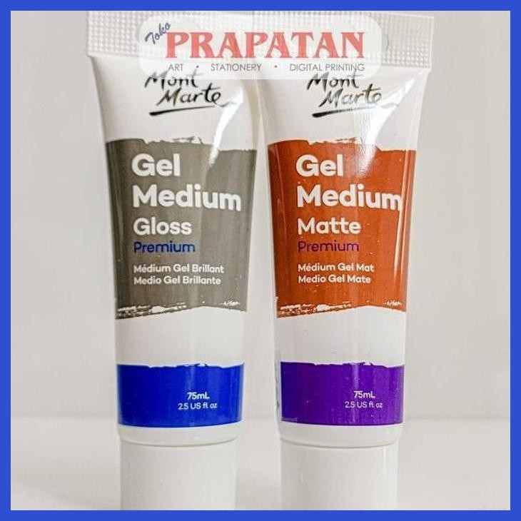 

( SEKOLAH / LUKIS ) DISCOUNT MONT MARTE ACRYLIC GEL MEDIUM 75ML | MEDIUM CAT AKRILIK (SENI / MENGGAMBAR / ART / KERAJINAN ) SIAP KIRIM