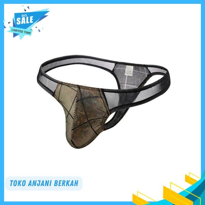 METALIC THONG CELANA DALAM SEKSI PRIA MEN SEXY UNDERWEAR BLINK X / METALIC THONG CELANA DALAM SEKSI 