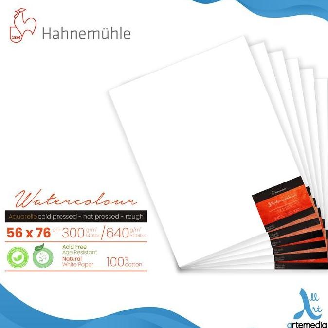 

Sale Kertas Cat Air Hahnemuhle The Collection Watercolor 56X76Cm Sheet
