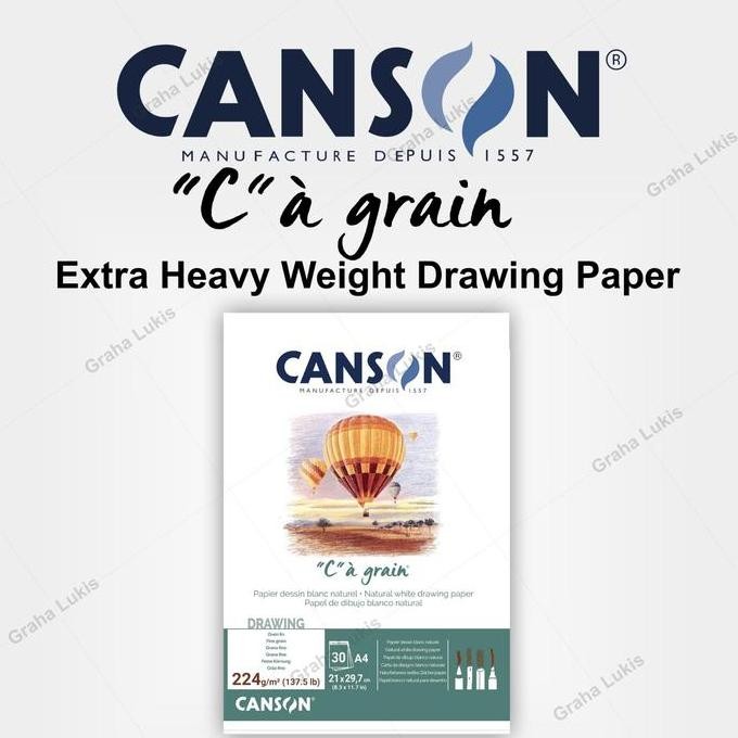 

Sale Canson C A Grain A4 - 224 Gsm Extra Heavy Weight Drawing Paper