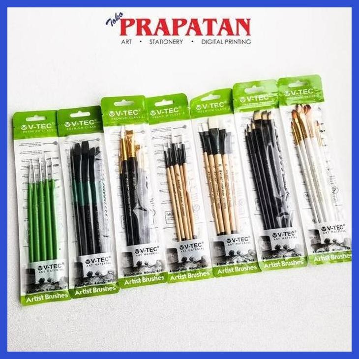 

( SEKOLAH / LUKIS ) COD KUAS LUKIS V-TEC SETS / V-TEC PAINT BRUSH SETS (SENI / MENGGAMBAR / ART / KERAJINAN ) GOOD QUALITY