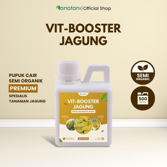 VIT-BOOSTER JAGUNG 500 ML - Pupuk Semi Organik Cair dan ZPT Khusus Tanaman Jagung - Mempercepat Pert