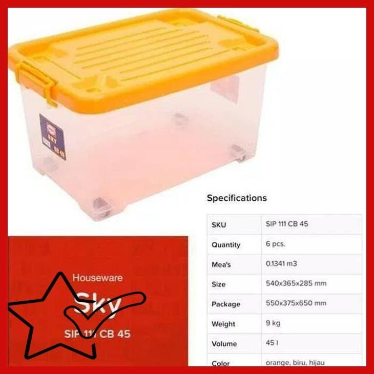 [TKR] CONTAINER BOX SHINPO SKY CB 45 / BOX CONTAINER SHINPO CB 45