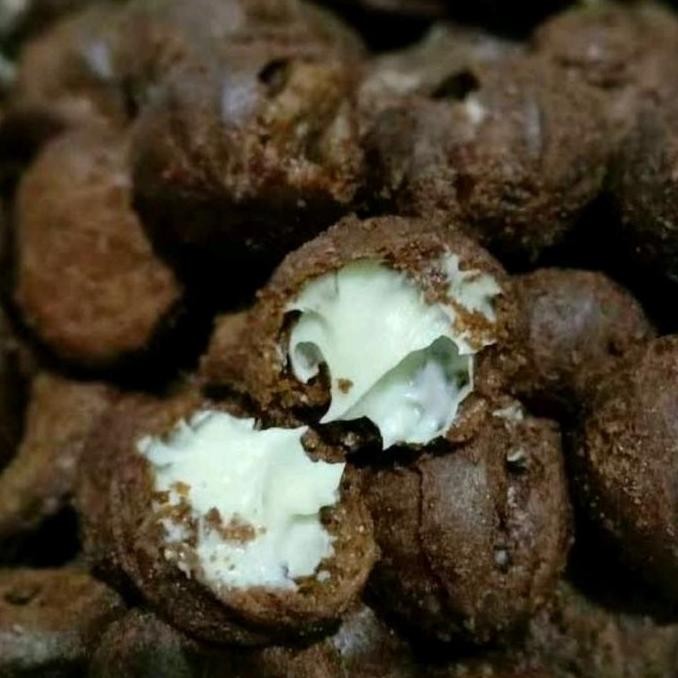 

JH8 500gr - Soes Coklat Lumer / Choco Vanilla / Strawberry | Kue Soes Snack Pastry