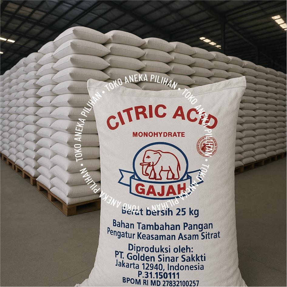 

Citric Acid Murni 1 Kg Citrun Murni Gajah