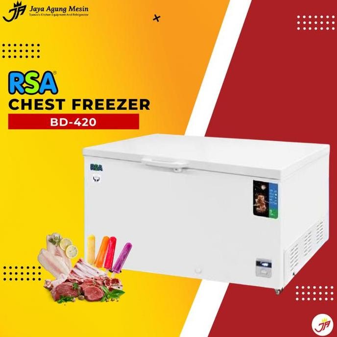 RSA Chest Freezer BD-420 / Freezer Box RSA BD 420 / Frizer Rumah Tangga 400 liter