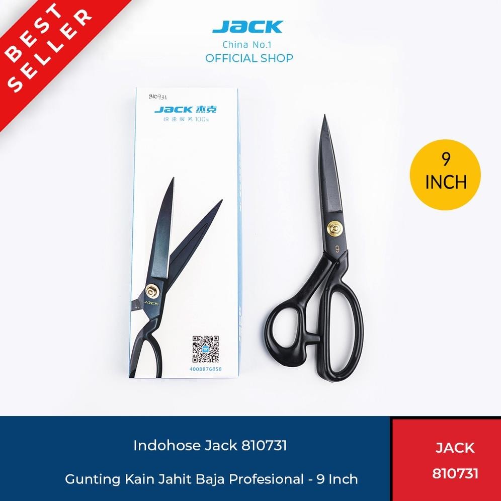 

NEW Jack 810731 Gunting Kain Jahit Baja Profesional - 9 Inch [terbaik][terlaris]