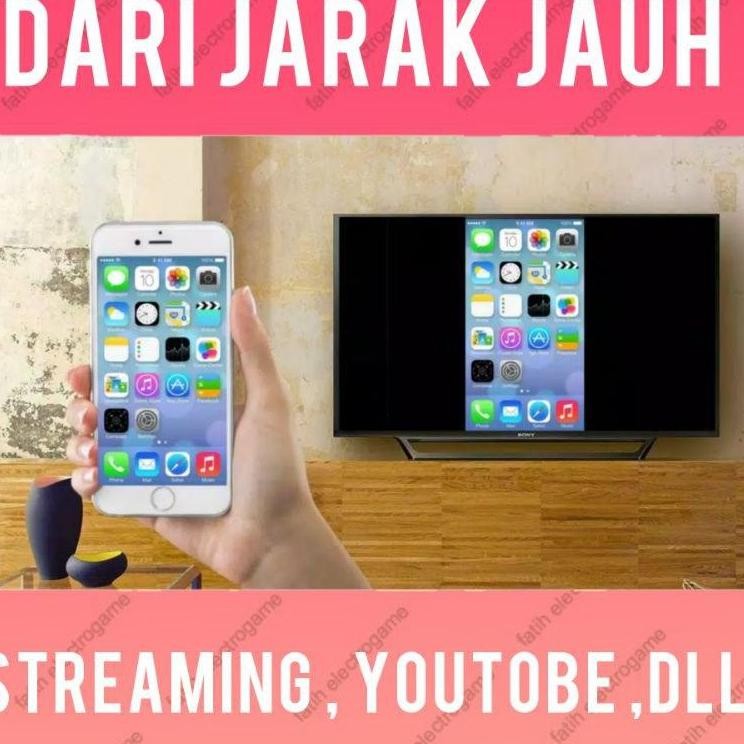 NEW ORDER SAJA GAN HP KE TV TABUNG LED LCD BLUETOOTH TANPA KABEL ANYCAST DONGLE HDMI ORIGINAL ALAT H