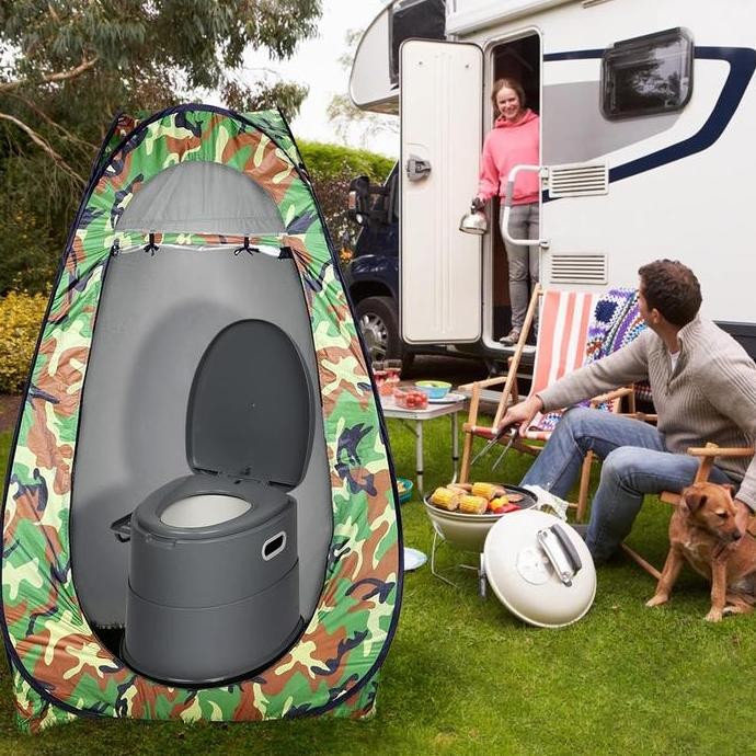 Closet Toilet Duduk Portable + Ember Untuk Lansia & Ibu Hamil - Toilet Duduk Portable Serbaguna