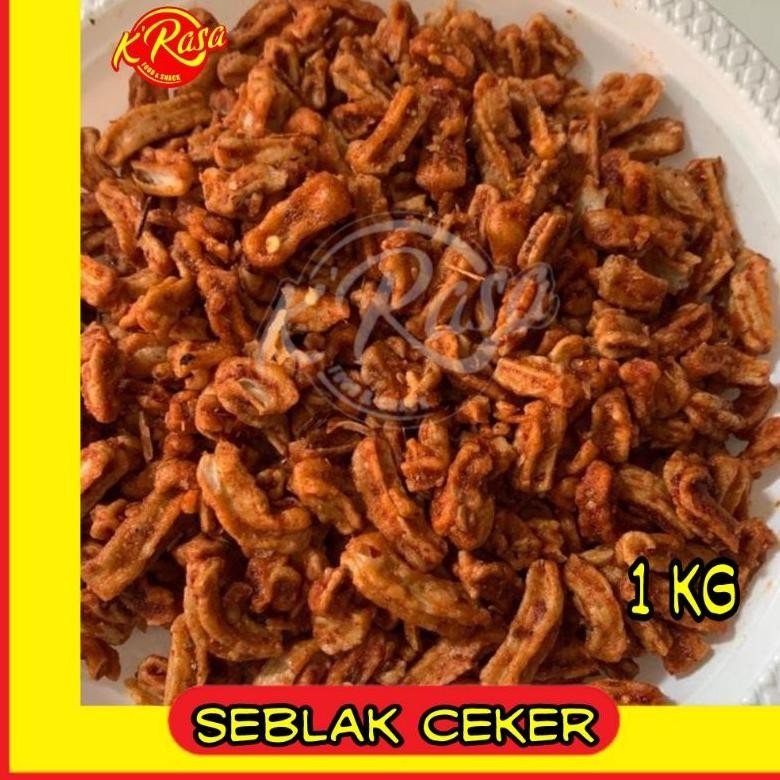 

Snack pedas seblak ceker 1 kg daun jeruk pedas enak dan gurih