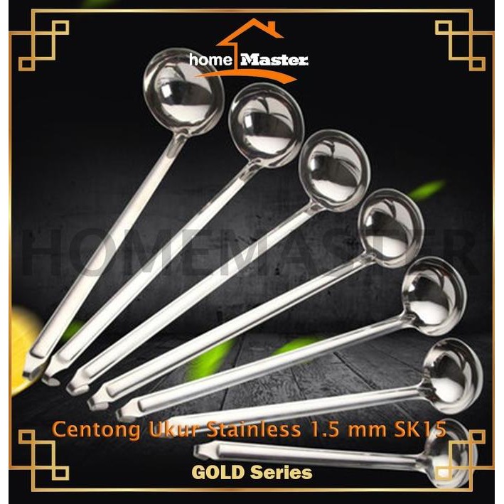 Murah Centong/Ladle Ukur Stainless 1. Mm 80/120/10/180/200/20 Cc/Ml Sk1