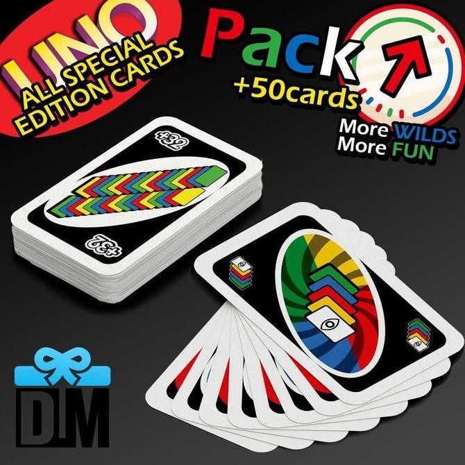 Sale Kartu Uno All Special Edition Pack Semua Will Card Cobs +32 +16 Attack Spin Frozen Mario Minecr