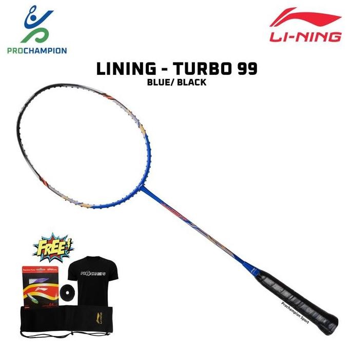 [sportshop] NEW LINING TURBO 99 RAKET BADMINTON ORIGINAL